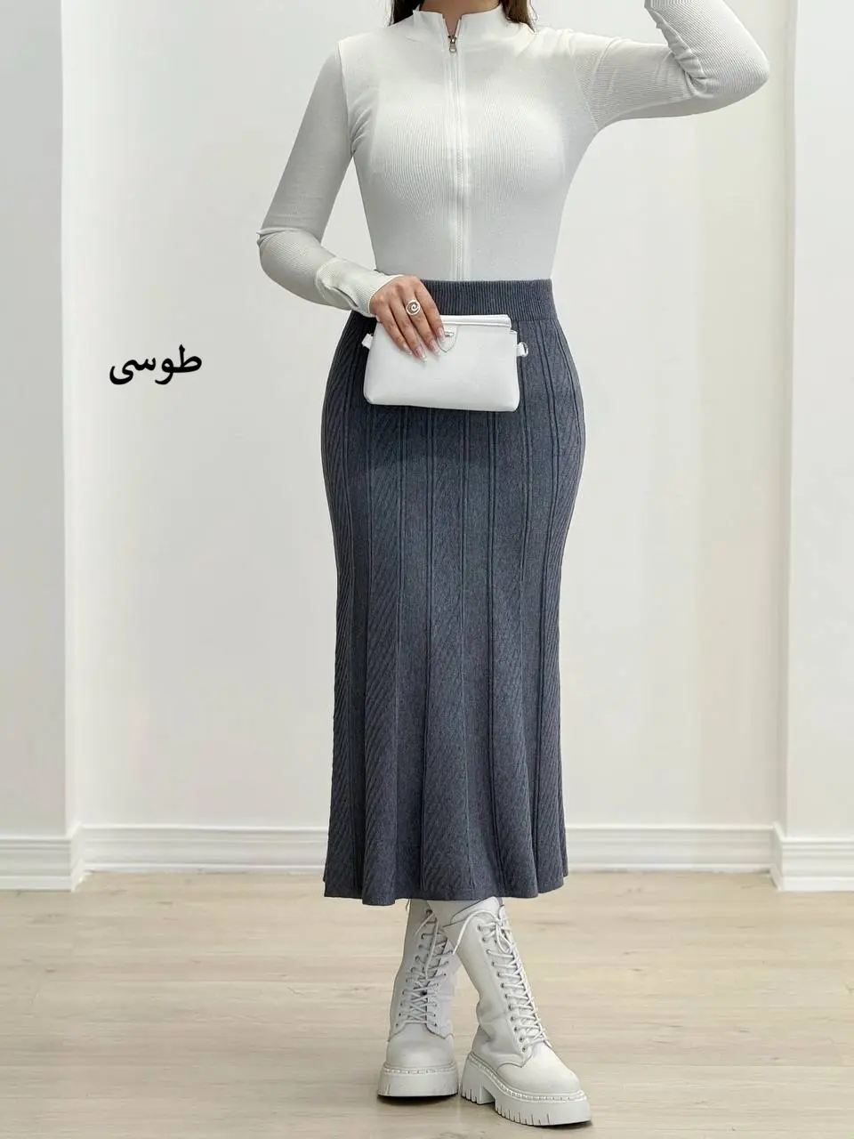 7570-دامن بافت کد 515